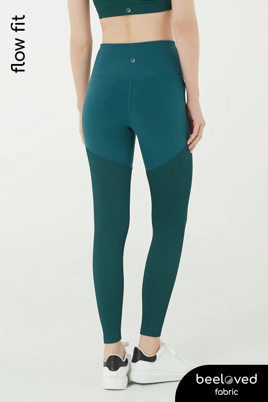 [泰國品牌 Wakingbee］RIB Leggings 高腰運動瑜珈褲 / Pine Green
