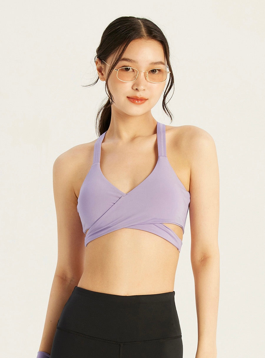 [泰國品牌 Wakingbee］WB Bra 交叉運動內衣 / Lavender