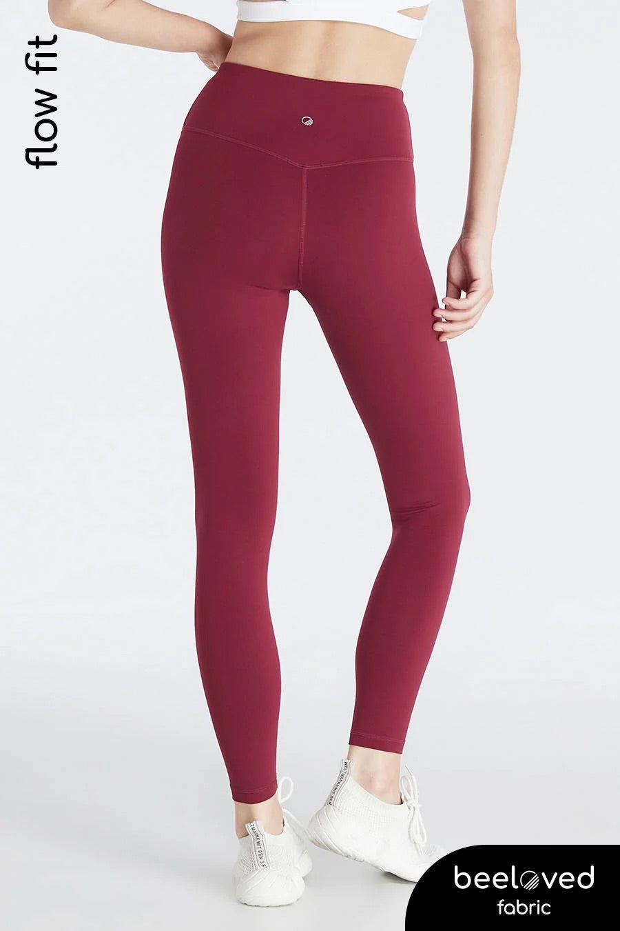 [泰國品牌 Wakingbee］WB Leggings 高腰運動瑜珈褲 / Burgundy