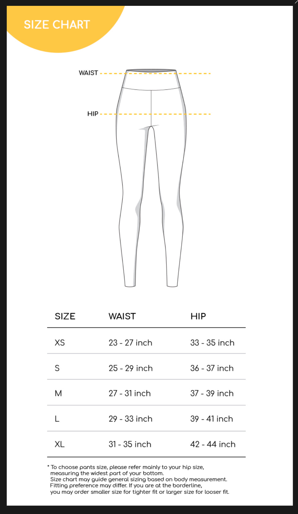 [泰國品牌 Wakingbee］WB Leggings 高腰運動瑜珈褲 / Black