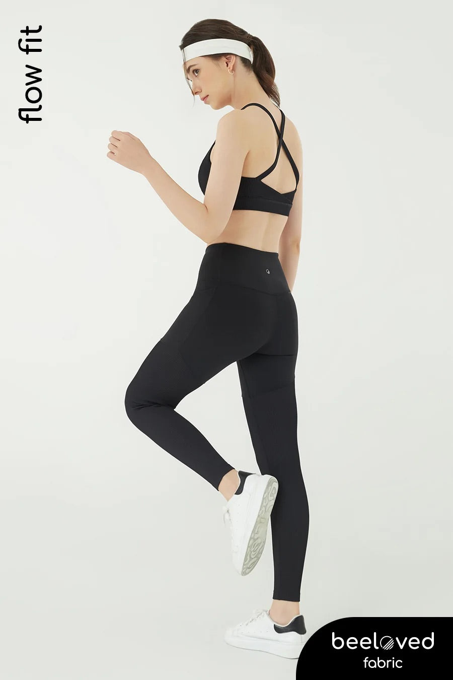 [泰國品牌 Wakingbee］WB Leggings 高腰運動瑜珈褲 / Black