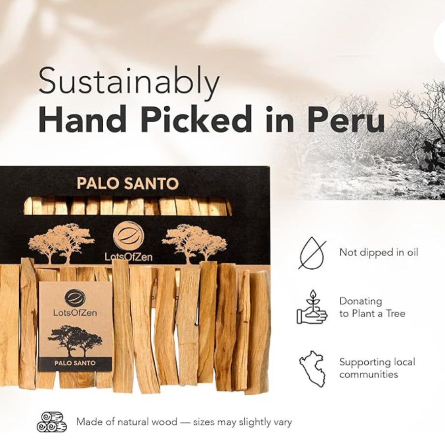 Palo Santo Sticks 100% 天然秘魯聖木